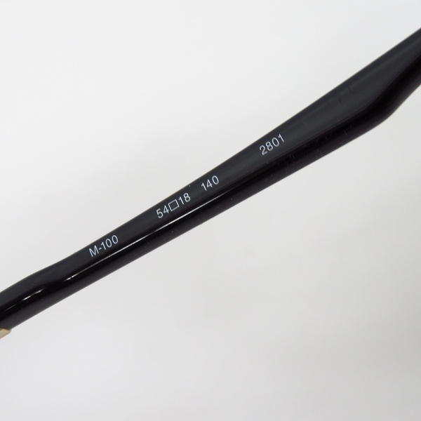 実際に弊社で買取させて頂いた999.9/フォーナインズ フルリム 眼鏡/メガネ フレーム アイウェア M-100の画像 5枚目