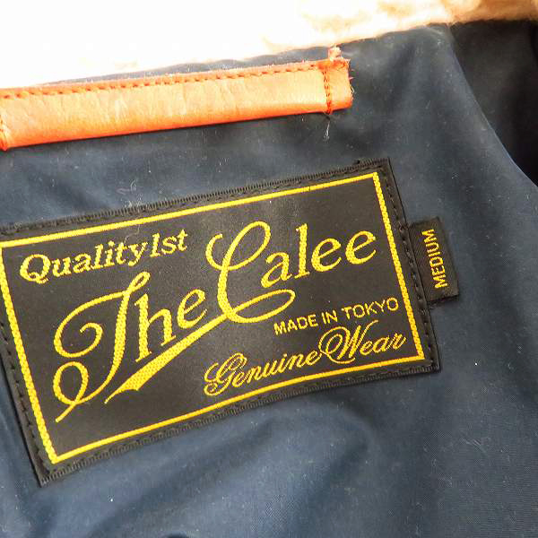 実際に弊社で買取させて頂いたThe Calee/キャリー ヨークカウレザー ジャケット/Mの画像 2枚目