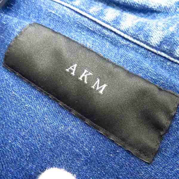実際に弊社で買取させて頂いたAKM/エーケーエム デニムシャツ ウォッシュ加工 CNU051/Lの画像 2枚目
