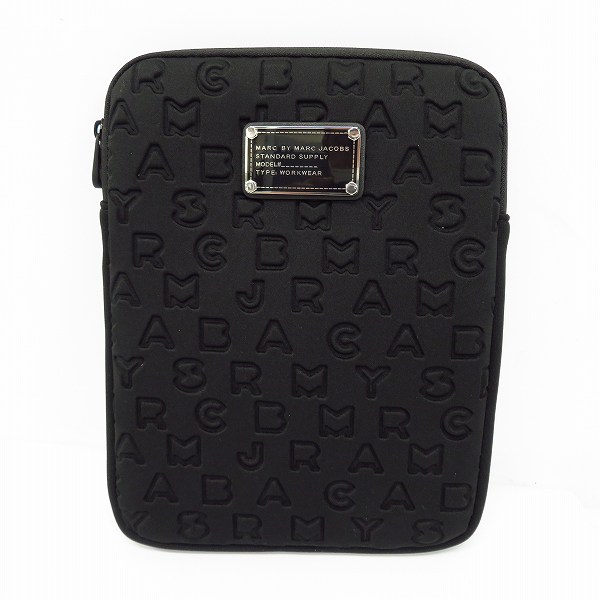 実際に弊社で買取させて頂いた【未使用】MARC BY MARC JACOBS/マークバイマークジェイコブス PC タブレットケース ブラック M6PE024
