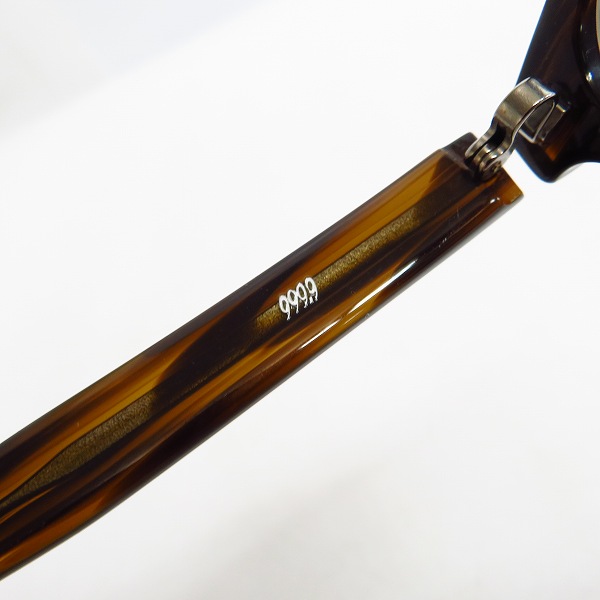 実際に弊社で買取させて頂いた999.9/フォーナインズ メガネフレーム/眼鏡/アイウェア NPN-923の画像 6枚目