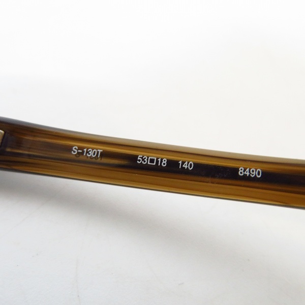 実際に弊社で買取させて頂いた999.9/フォーナインズ メガネフレーム アイウェア S-130Tの画像 4枚目