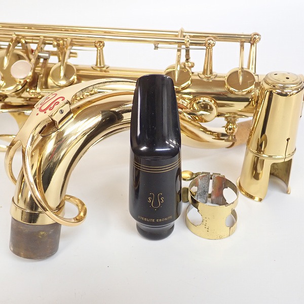 実際に弊社で買取させて頂いた★Yanagisawa Prima/ヤナギサワ T-50 テナーサックス ハードケース付の画像 9枚目