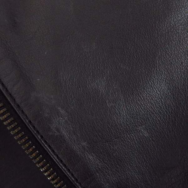 実際に弊社で買取させて頂いたDIET BUTCHER SLIM SKIN/ダイエットブッチャースリムスキン 11AW スタッズ装飾 レザー ライダースジャケット 1の画像 5枚目