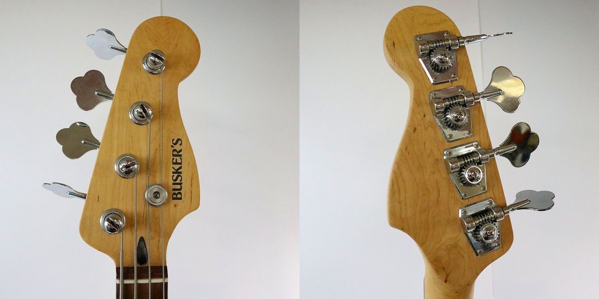 実際に弊社で買取させて頂いた★BUSKER'S/バスカーズ プレシジョンベースタイプ エレキベース 動作確認済みの画像 3枚目