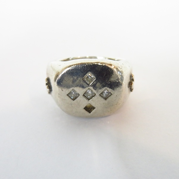 実際に弊社で買取させて頂いたLoree Rodkin/ローリーロドキン ストーンクロスリング 26号の画像 1枚目