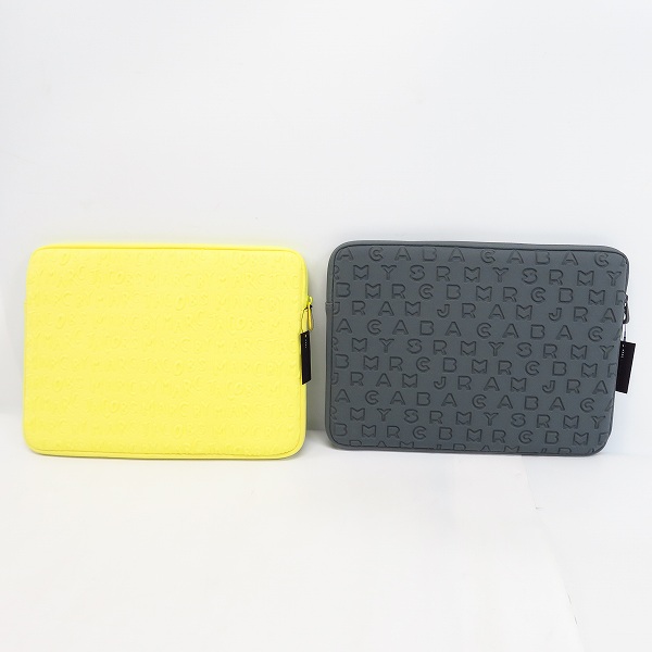 実際に弊社で買取させて頂いた【未使用】MARC BY MARC JACOBS/マークバイマークジェイコブス PC タブレットケース M0003461/M6PE022 2点セットの画像 1枚目