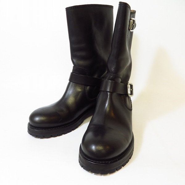 実際に弊社で買取させて頂いたJIMMY CHOO/ジミーチュウ バイカーブーツ/エンジニアブーツ/39