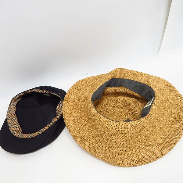実際に弊社で買取させて頂いた【未使用含む】カシラ/ピエール・カルダン/ダックス他 麦わら帽子/ハンチング帽等 4点セットの画像 2枚目