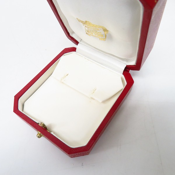 実際に弊社で買取させて頂いたCartier/カルティエ K18 トリニティ フープピアスの画像 8枚目