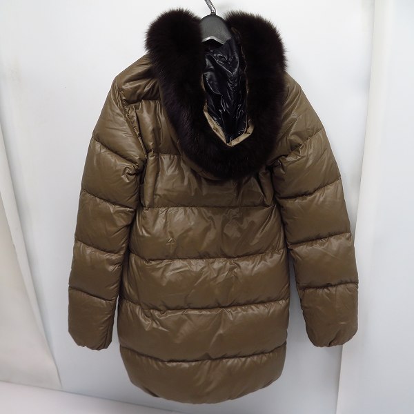 実際に弊社で買取させて頂いたDUVETICA/デュベティカ kappa/カッパ レディース ファー付ダウンコート FGB-1057R size：38の画像 1枚目