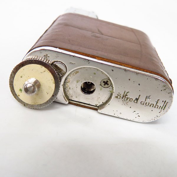 実際に弊社で買取させて頂いたdunhill/ダンヒル UNIQUE/ユニーク ターボライター 革巻きの画像 2枚目