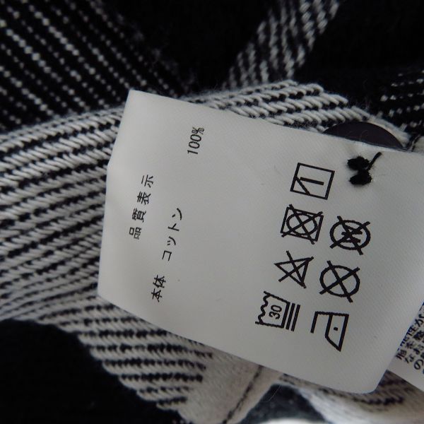 実際に弊社で買取させて頂いたDESCENDANT/ディセンダント コットンチェックシャツ/1の画像 4枚目