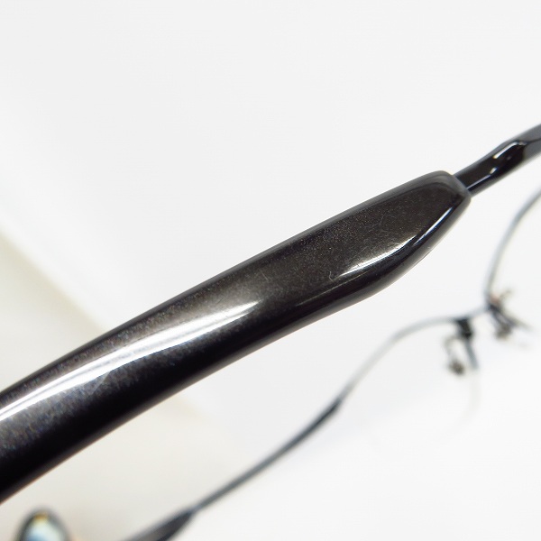 実際に弊社で買取させて頂いた999.9/フォーナインズ 眼鏡/メガネフレーム アイウェア リムレスフレーム O-40Tの画像 7枚目