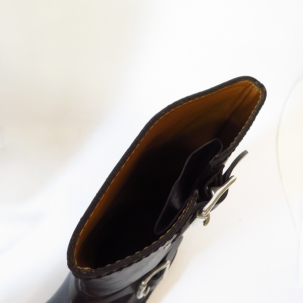 実際に弊社で買取させて頂いたJIMMY CHOO/ジミーチュウ バイカーブーツ/エンジニアブーツ/39の画像 4枚目