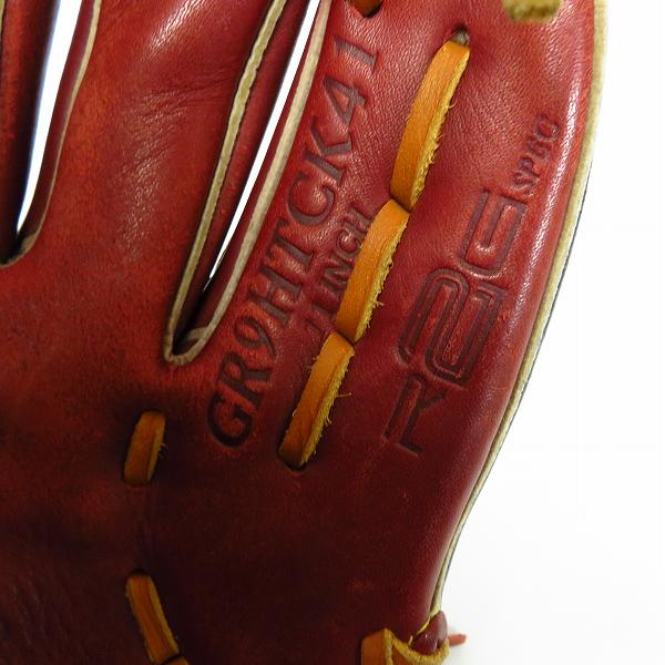 実際に弊社で買取させて頂いたRawlings/ローリングス Hyper tech/ハイパーテック 軟式/内野手 右利き用グローブ GR9HTCK41の画像 5枚目