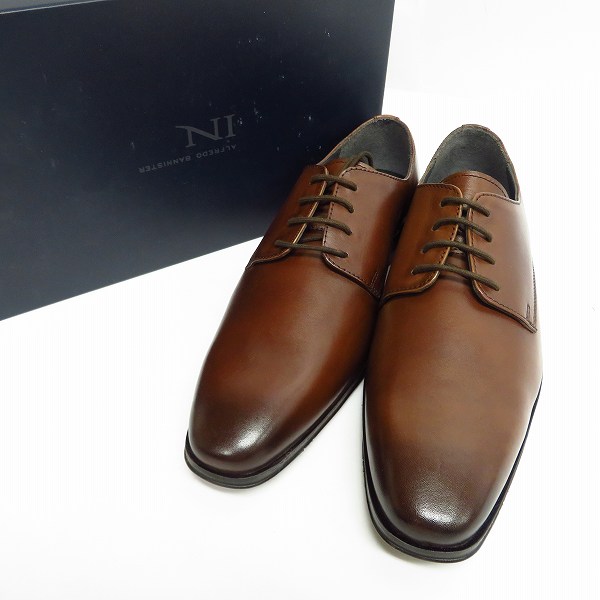 実際に弊社で買取させて頂いたalfredoBANNISTER IN/アルフレッドバニスター プレーントゥシューズ/42