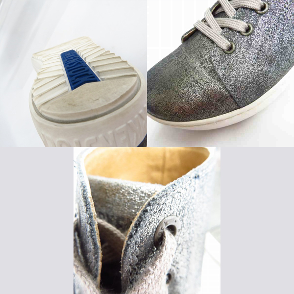 実際に弊社で買取させて頂いたBIRKENSTOCK/ビルケンシュトック BARTLETT SILVER ハイカットスニーカー/36の画像 6枚目