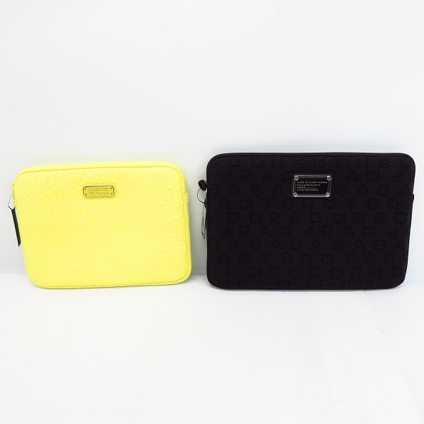 実際に弊社で買取させて頂いた【未使用】MARC BY MARC JACOBS/マークバイマークジェイコブス タブレットケース M0003462/M6PE023 2点セット