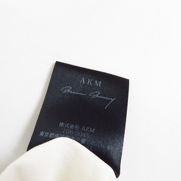 実際に弊社で買取させて頂いたAKM×BROWN BUNNY/エーケーエム×ブラウンバニー 袖プリント 長袖 Tシャツ/ロンT AJ088/Lの画像 4枚目