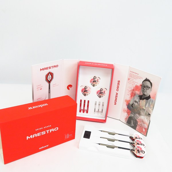 実際に弊社で買取させて頂いたUNICORN/ユニコーン マエストロ 浅田斉吾モデル ソフトダーツバレルの画像 6枚目