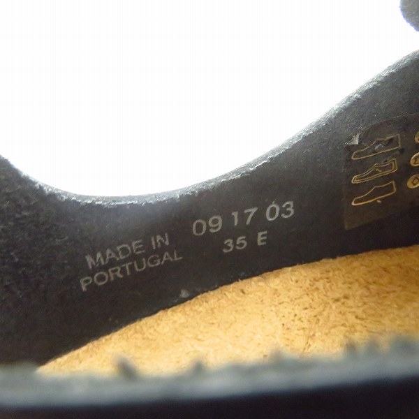 実際に弊社で買取させて頂いたBIRKENSTOCK/ビルケンシュトック LONDON シューズ ブラック/35の画像 5枚目