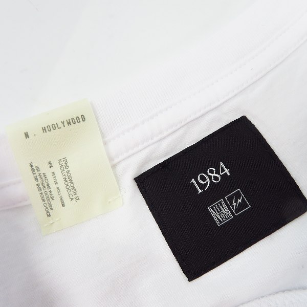 実際に弊社で買取させて頂いたN.HOOLYWOOD × FRAGMENT DESIGN/エヌハリウッド×フラグメント 1984 プリントTeeの画像 2枚目