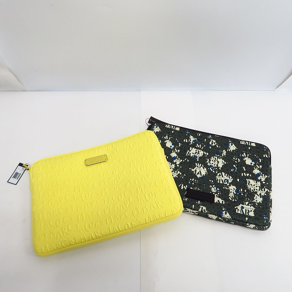実際に弊社で買取させて頂いた【未使用】MARC BY MARC JACOBS/マークバイマークジェイコブス PC タブレットケース M0003461/M0001053A 2点セット
