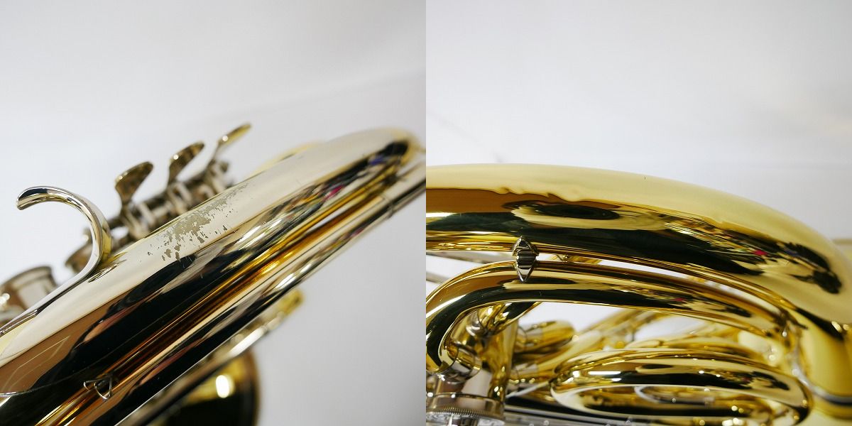 実際に弊社で買取させて頂いた★【ジャンク】YAMAHA/ヤマハ Custom YHR-867 KRD フルダブルホルン ベルクランツ ハードケース付きの画像 7枚目