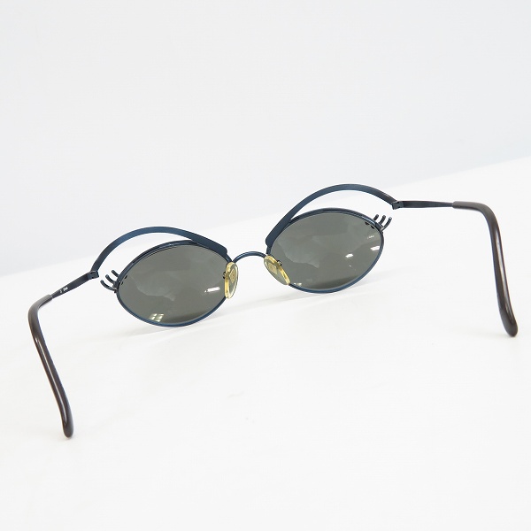 実際に弊社で買取させて頂いたJean Paul GAULTIER/ジャンポールゴルチエ ヴィンテージ サングラス ブルー 56-6107の画像 1枚目