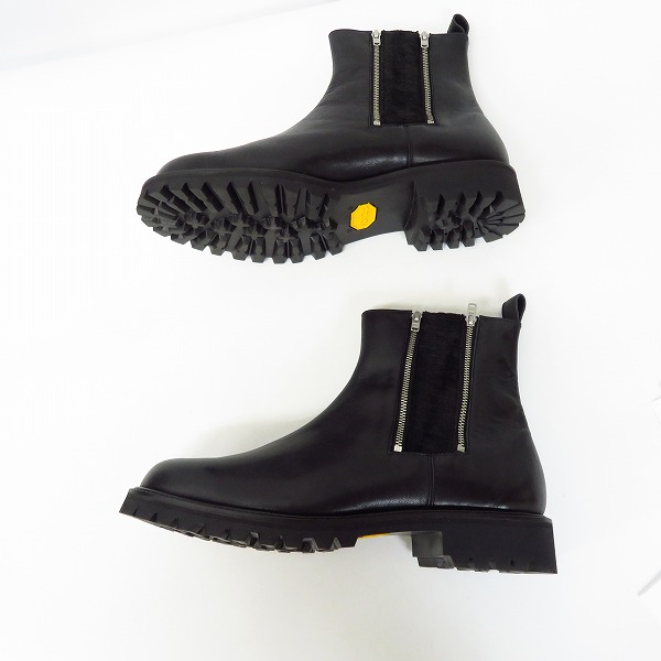 実際に弊社で買取させて頂いたalfredo BANNISTER/アルフレッドバニスター サイドジップブーツ ヴィブラムソール 52391004028/44の画像 3枚目
