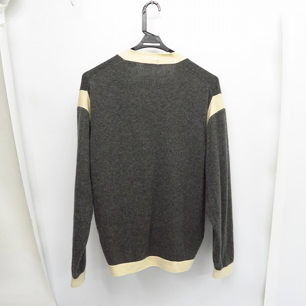 実際に弊社で買取させて頂いたGOODENOUGH/グッドイナフ  初期 カシミア ラインカーディガン Mの画像 1枚目