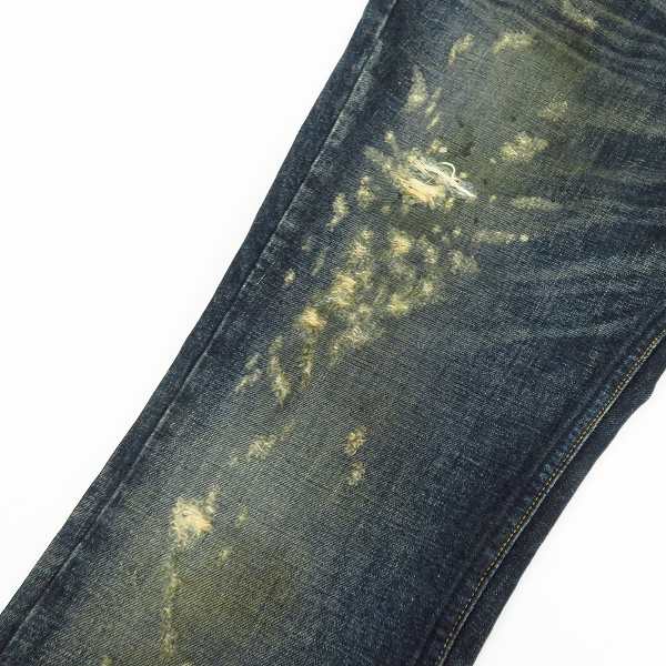 実際に弊社で買取させて頂いたLounge Lizard/ラウンジリザード ペイント ダメージ加工 デニムパンツ ジーンズ/3の画像 6枚目