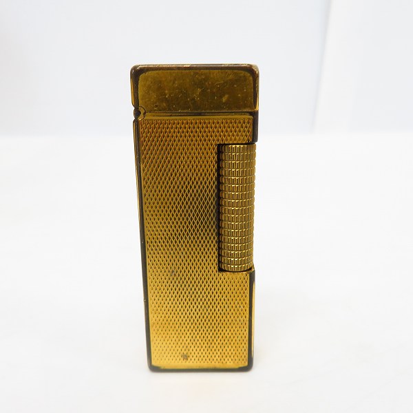 実際に弊社で買取させて頂いたdunhill/ダンヒル ダイヤモンドカット サイドローラー ガスライター ゴールド
