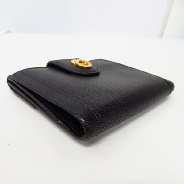 実際に弊社で買取させて頂いたBVLGARI/ブルガリ 財布/ウェレット 二つ折り ブラックの画像 2枚目