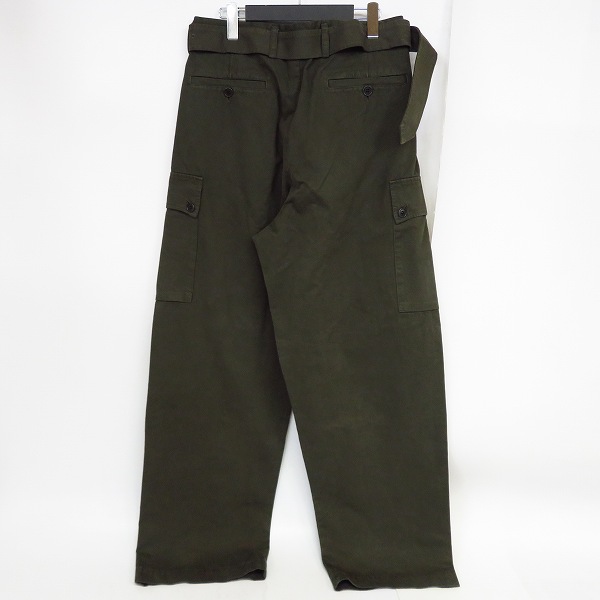 実際に弊社で買取させて頂いたDRIES VAN NOTEN/ドリスヴァンノッテン ワイドカーゴパンツ/46の画像 1枚目