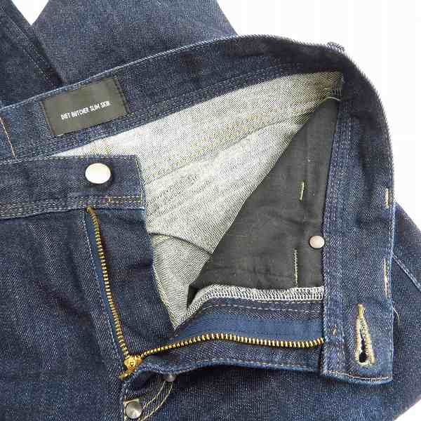 実際に弊社で買取させて頂いたDIET BUTCHER SLIM SKIN/ダイエットブッチャースリムスキン 11AW スリムフィットデニムパンツ size：Oの画像 5枚目