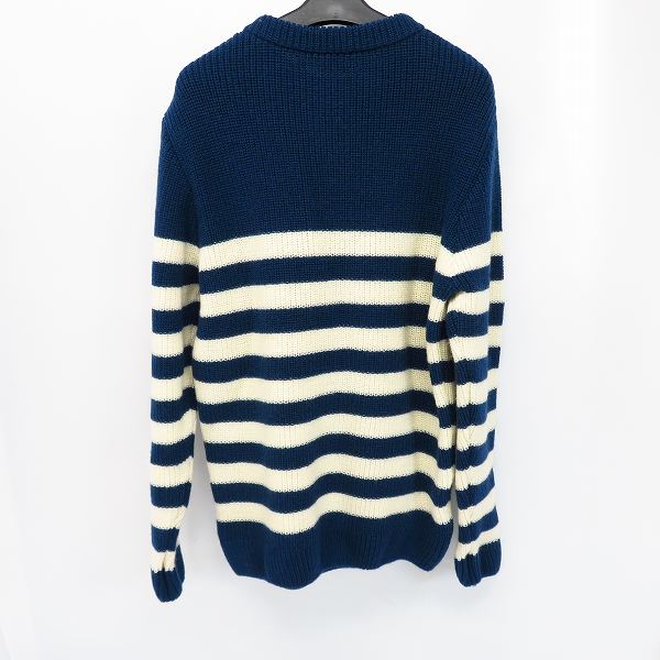 実際に弊社で買取させて頂いたLACOSTE/ラコステ ウール ショルダーボタン ボーダーニット ロングスリーブ AH848E/5の画像 1枚目