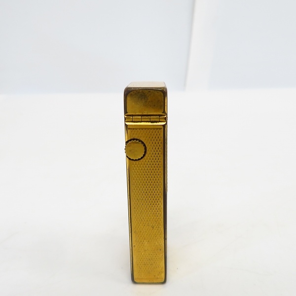 実際に弊社で買取させて頂いたdunhill/ダンヒル ダイヤモンドカット サイドローラー ガスライター ゴールドの画像 2枚目