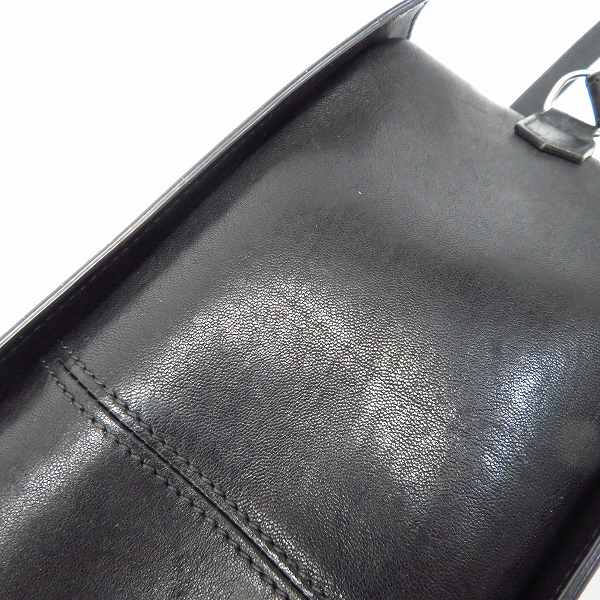 実際に弊社で買取させて頂いたJimmy Choo/ジミーチュウ スタースタッズ ハンドバッグ/ポーチ/ブラックの画像 6枚目