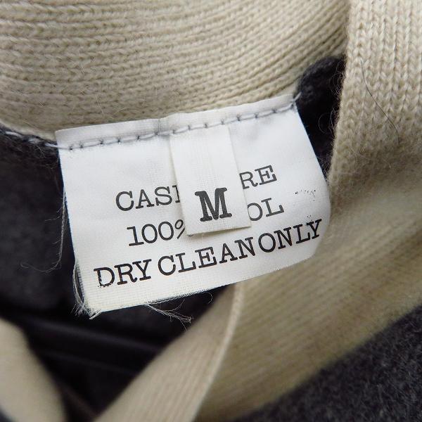 実際に弊社で買取させて頂いたGOODENOUGH/グッドイナフ  初期 カシミア ラインカーディガン Mの画像 3枚目