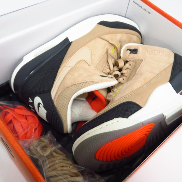 実際に弊社で買取させて頂いたNIKE/ナイキ AIR JORDAN 3 RETRO JTH NRG/エアジョーダン 3 レトロ ジャスティン・ティンバーレイク AV6683-200/25.5の画像 8枚目