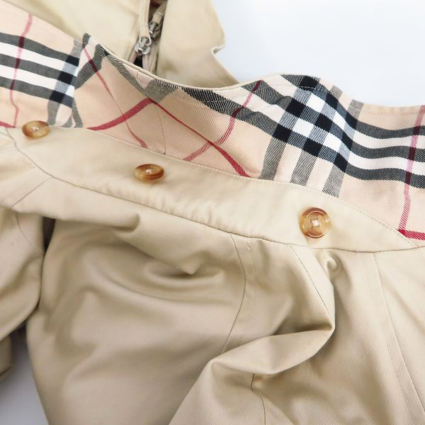 実際に弊社で買取させて頂いたBURBERRY LONDON/バーバリーロンドン コットンジップアップコート/8の画像 8枚目
