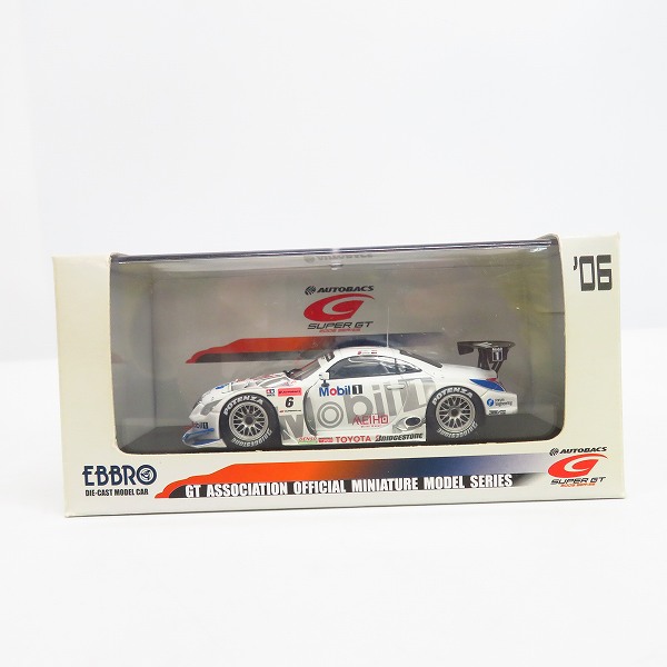 実際に弊社で買取させて頂いたEBBRO/エブロ 1/43 Mobil/モービル 1 SC SUPER GT 2006 #6 WHITE ミニカーの画像 9枚目