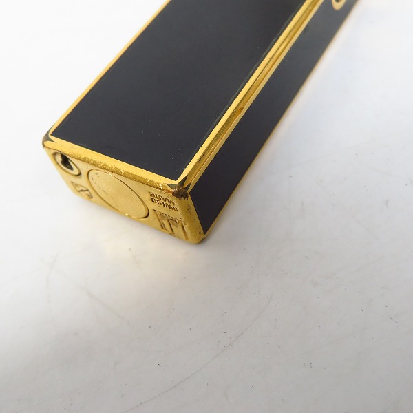 実際に弊社で買取させて頂いたdunhill/ダンヒル ローラー ガスライター ブラック×ゴールドの画像 7枚目