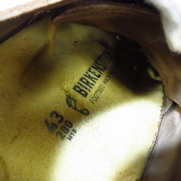 実際に弊社で買取させて頂いたBIRKENSTOCK/ビルケンシュトック MONTANA/モンタナ スエードレザー シューズ/28の画像 5枚目