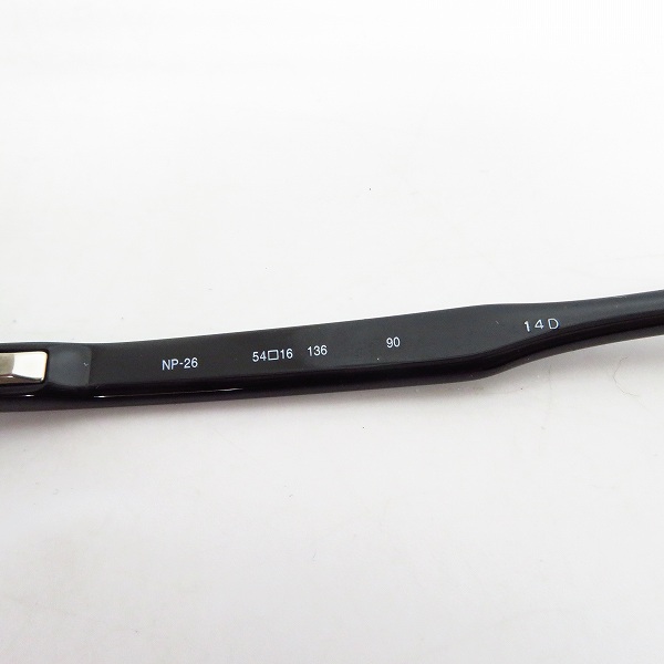 実際に弊社で買取させて頂いた999.9/フォーナインズ フルリム メガネフレーム/眼鏡/アイウェア NP-26の画像 5枚目