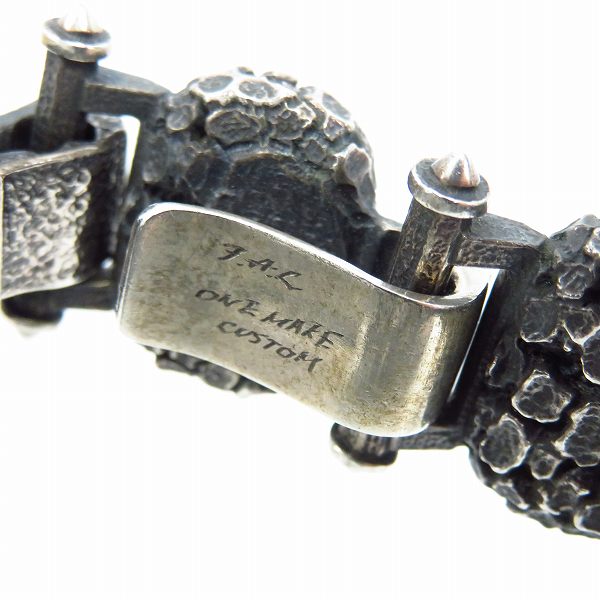 実際に弊社で買取させて頂いたFAL/エフエーエル ウォールズオブザストロングホールドブレスレット FA-B-0048 10Kフレアカスタムの画像 2枚目