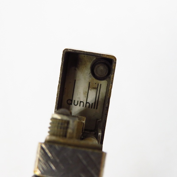 実際に弊社で買取させて頂いたdunhill/ダンヒル クロスカット サイドローラー ガスライター シルバーの画像 4枚目
