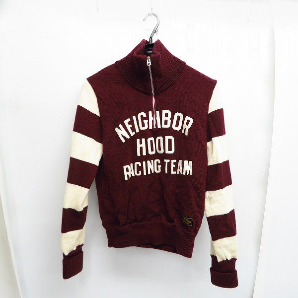 NEIGHBORHOOD/ネイバーフッド R.T./W-HZ.LS ハーフジップニット 